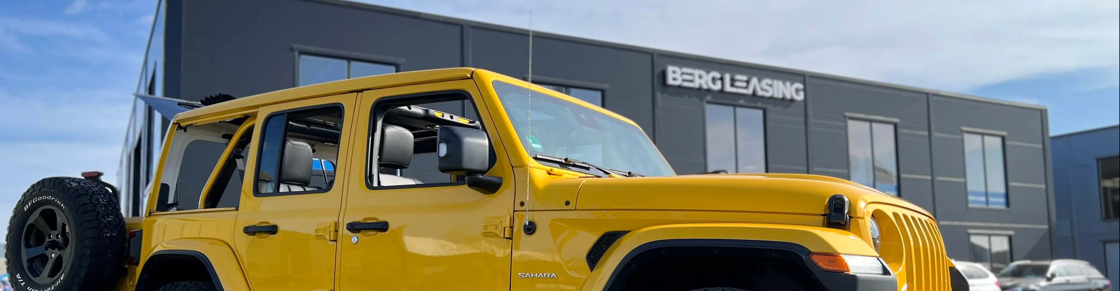 BERG Leasing udenfor showroom