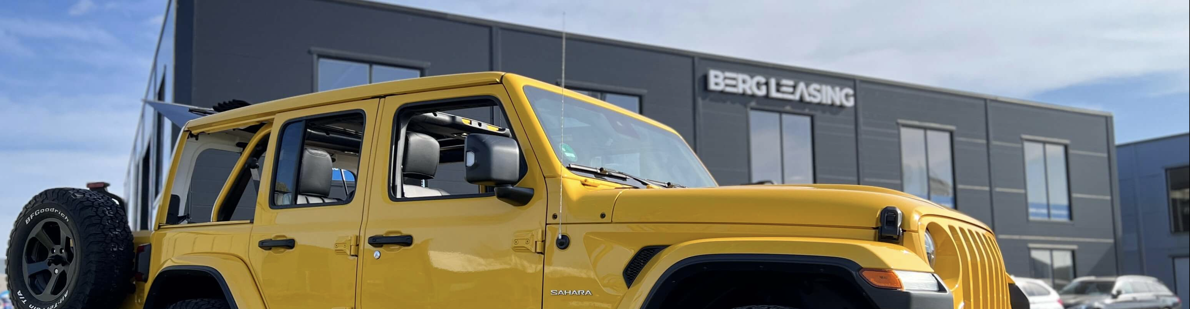 BERG Leasing udenfor showroom